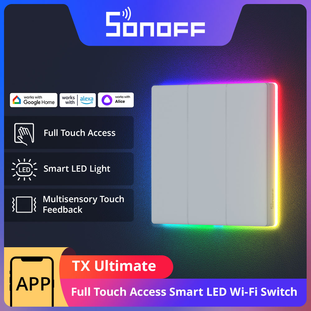 Wifi Led Dimmer - SONOFF-TX UlOscar Smart WiFi Wall Switch,