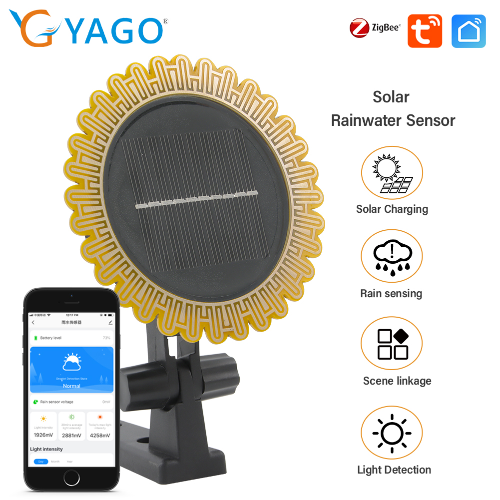 Smart Home Elements - Tuya Zigbee-Capteur de lumière solaire et
