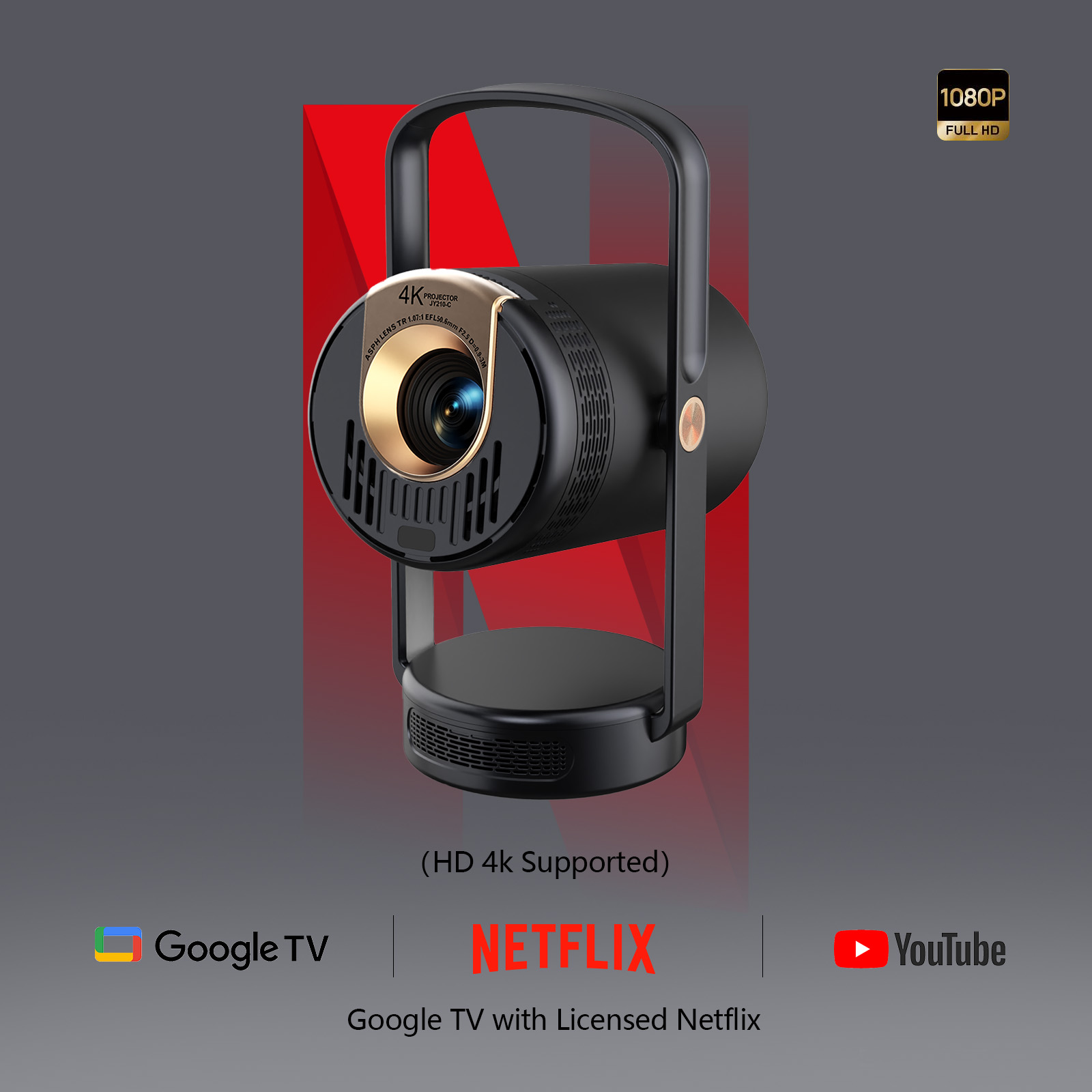 Smart Home X10 - Nouveau projecteur intelligent portable 2026 1080P