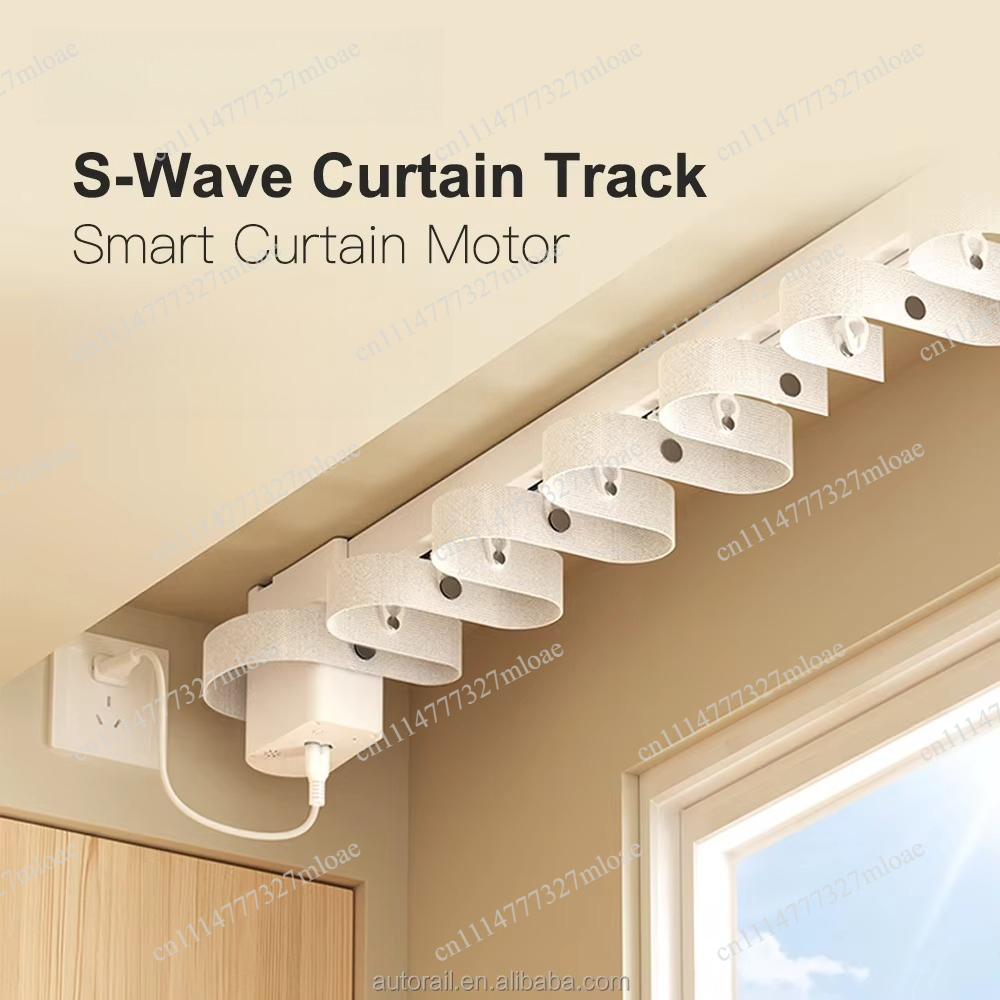 Curtain Motor - Rail de rideau motorisé complet avec