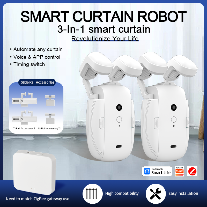 Curtain Motor - Moteur de rideau électrique intelligent ZigBee