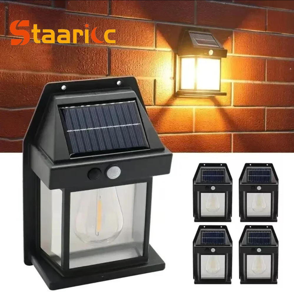 Voice Control Light Bulb - Lampe murale solaire extérieure en tungstène
