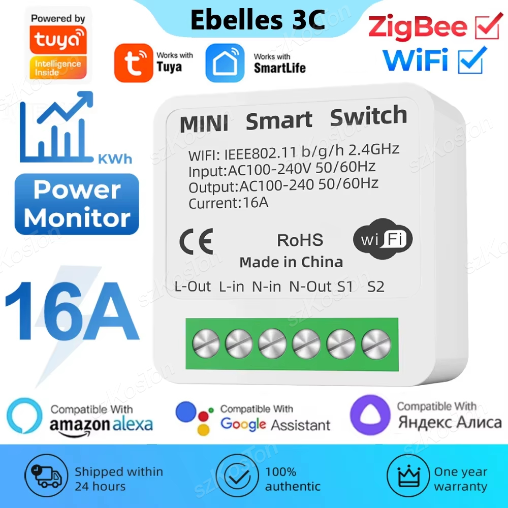 Tuya Smart Switch - Module de commutation intelligent WiFi Tuya