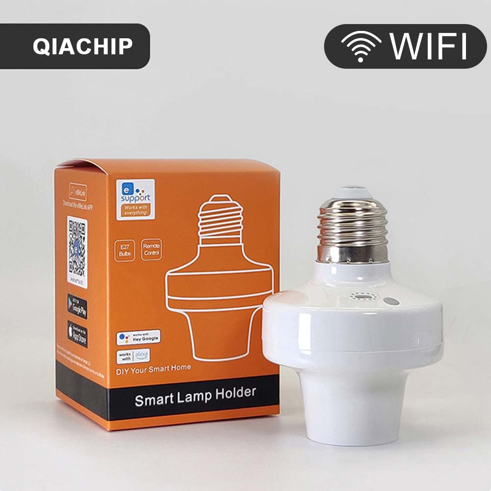 Voice Control Light Bulb - Support de lampe E27 EWelink, télécommande