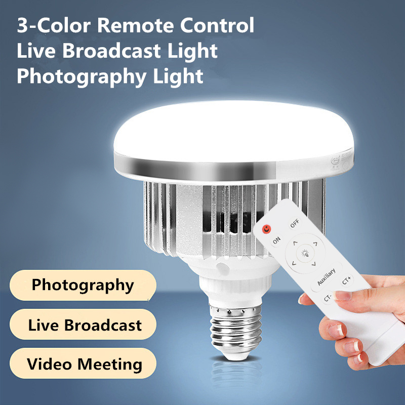 Voice Control Light Bulb - Ampoules d'éclairage photographique LED 85W, lampe