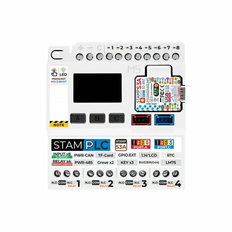 Smart Home With Plc - Contrôleur PLC M5stamp, module M5stamps3 avancé