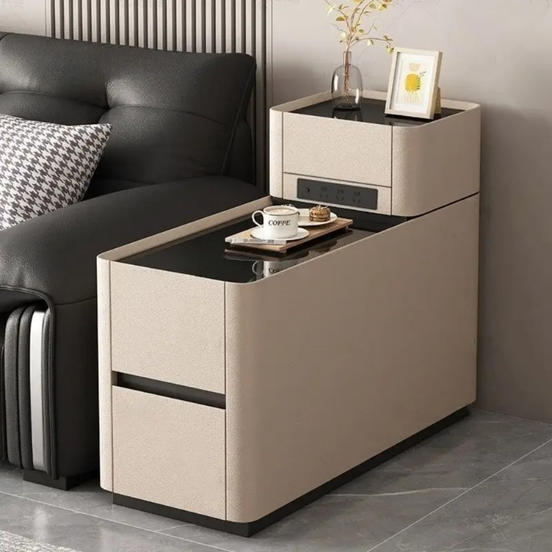 Smart Home Furniture - Table d'appoint intelligente pour canapé avec