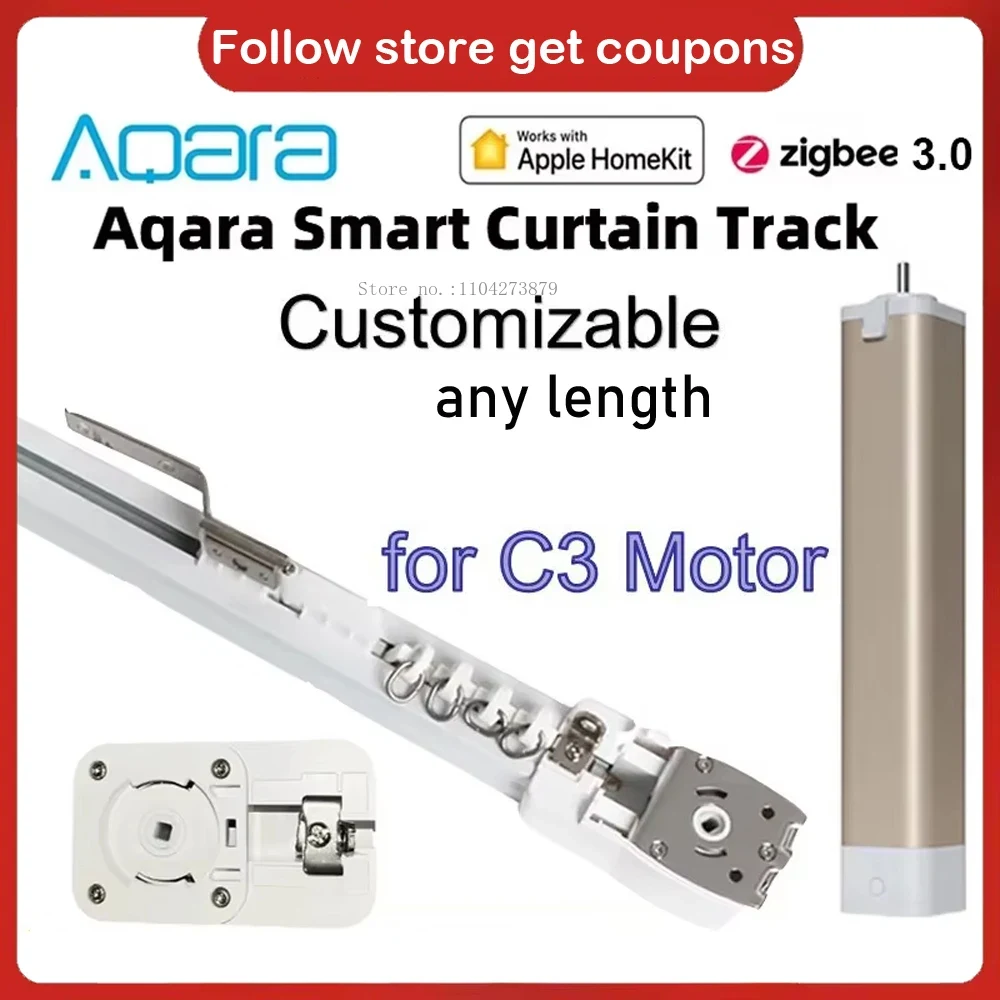 Smart Home Elements - Aqara-Rail de Corniche Électrique Intelligent, Système