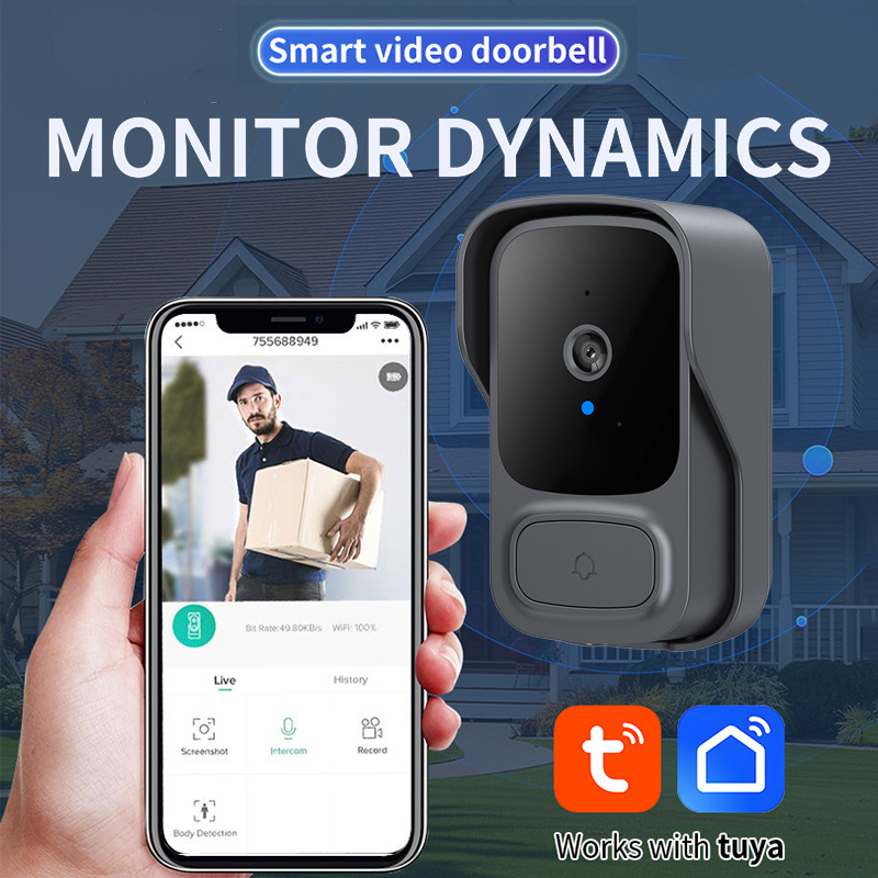 Smart Home Video Doorbell Installation - Tuay – sonnette Wifi avec stockage