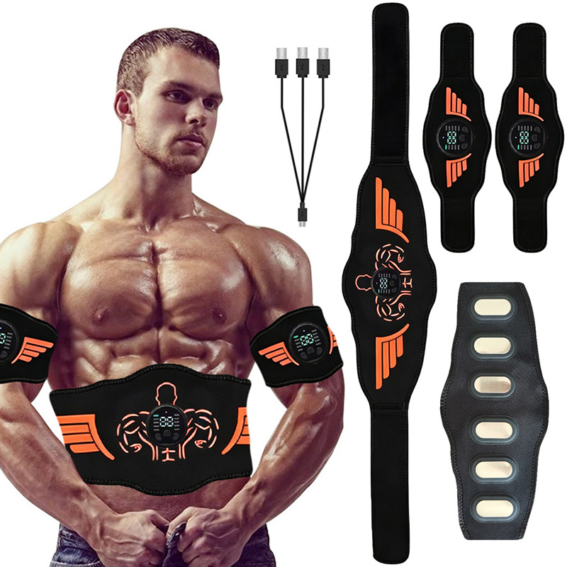 Smart Home Trainer - Ceinture de Tonification Musculaire EMS Rechargeable