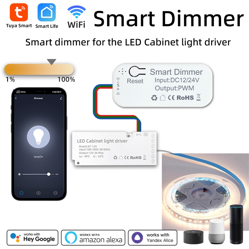 Interrupteur de minuterie WiFi - Wifi Led Dimmer avis et prix