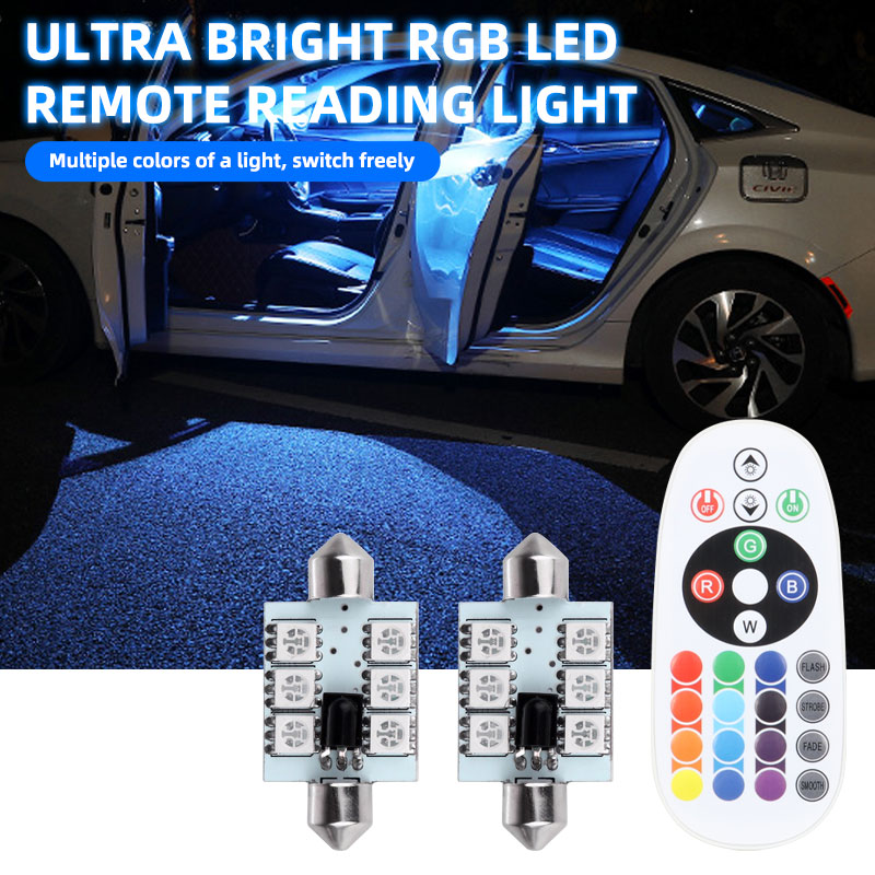 2 pièces LED C5W Festoon pour  - Voice Control Light Bulb avis et prix