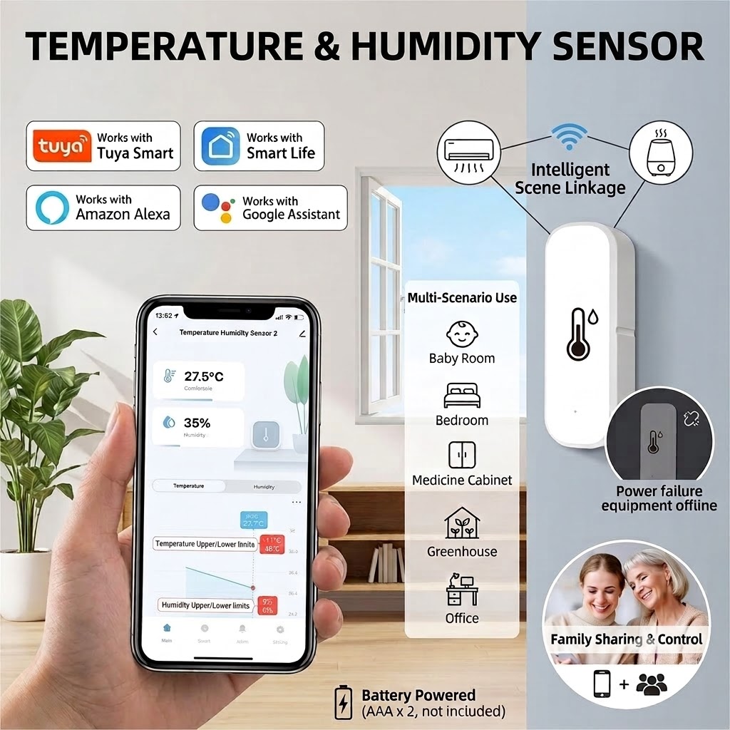 Capteur intelligent de tempéra - Smart Home Furniture avis et prix