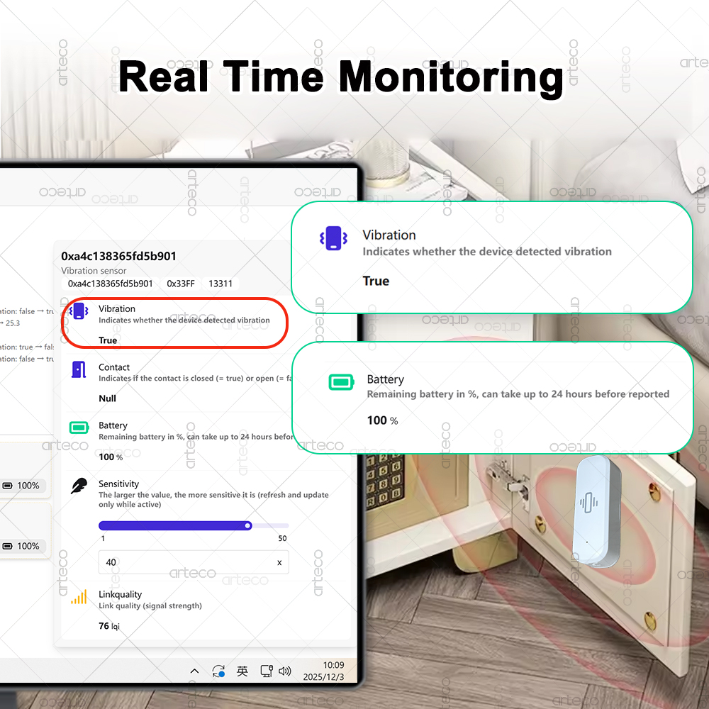 Capteur de vibrations intellig - Smart Home News avis et prix