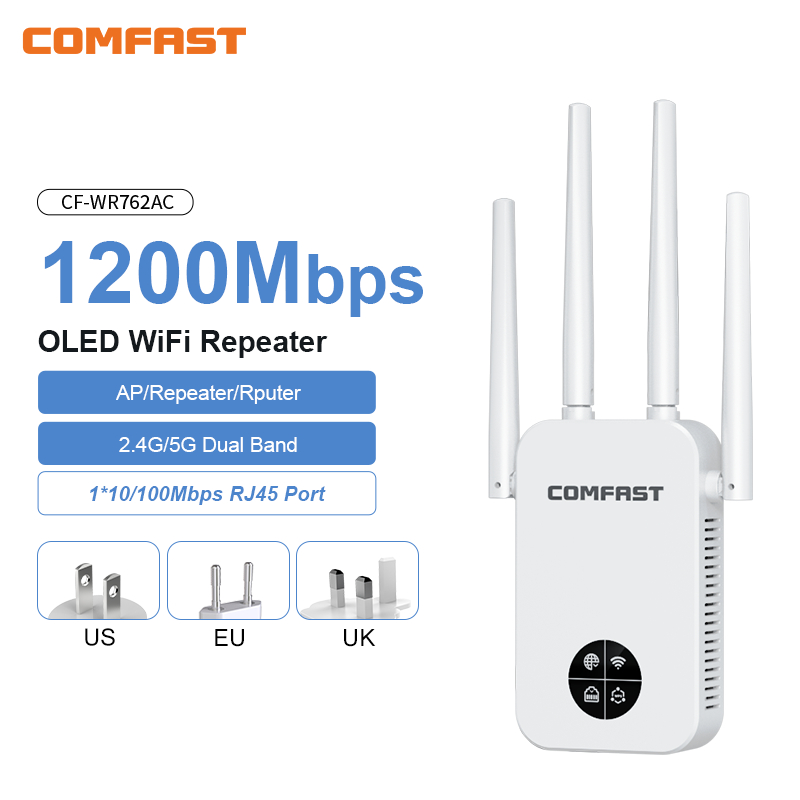 COMFAST 1200Mbps Wifi répéteur - Smart Home X10 avis et prix