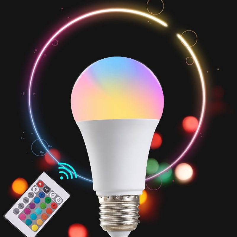 Ampoule LED E27 220V 16 couleu - Voice Control Light Bulb avis et prix
