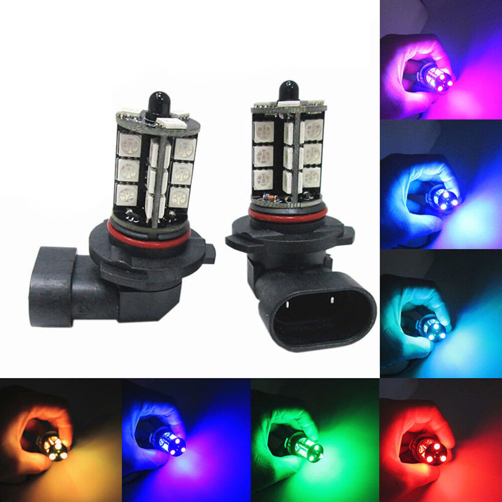 2x RGB H11 H9 H8 5050 27SMD ph - Voice Control Light Bulb avis et prix