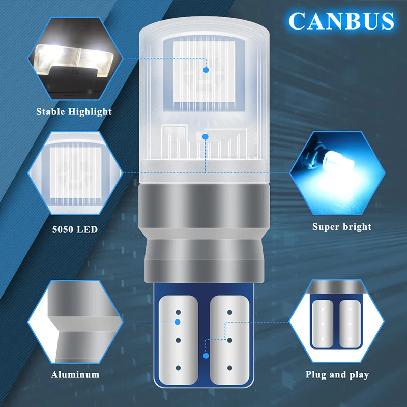 2 pièces/ensemble RGB LED T10  - Voice Control Light Bulb avis et prix