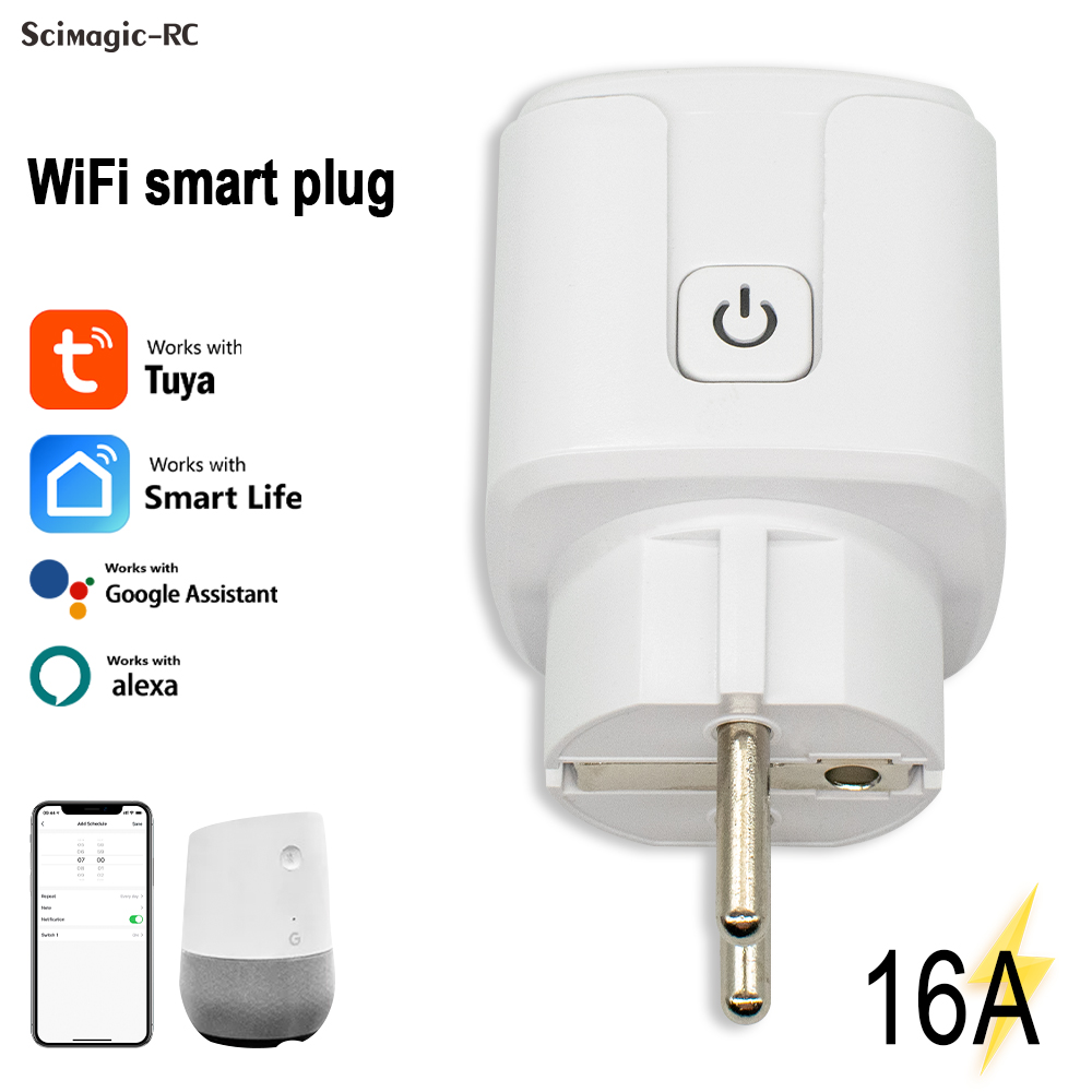 Prise WiFi intelligente Tuya 1 - Smart Home Google avis et prix