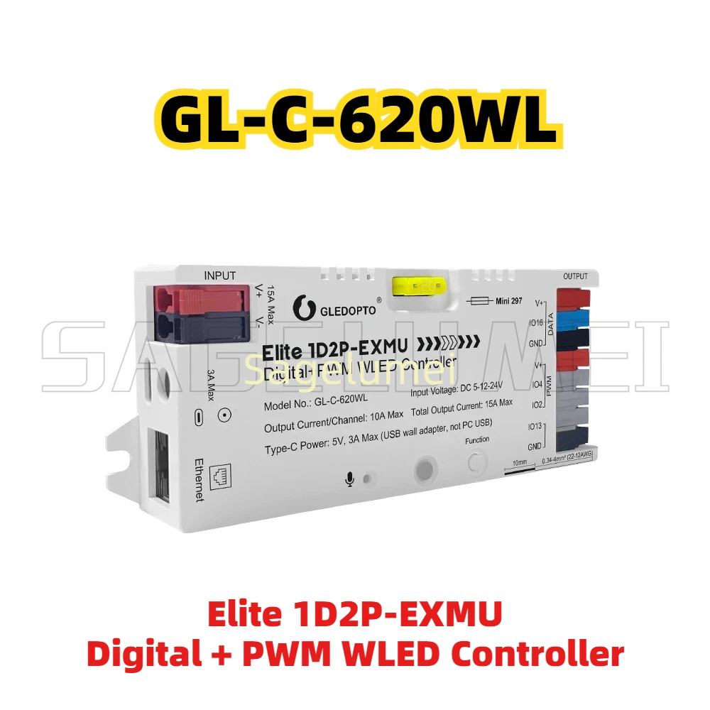 Contrôleur WLED Elite 1D2P-EXM - Wifi Led Dimmer avis et prix