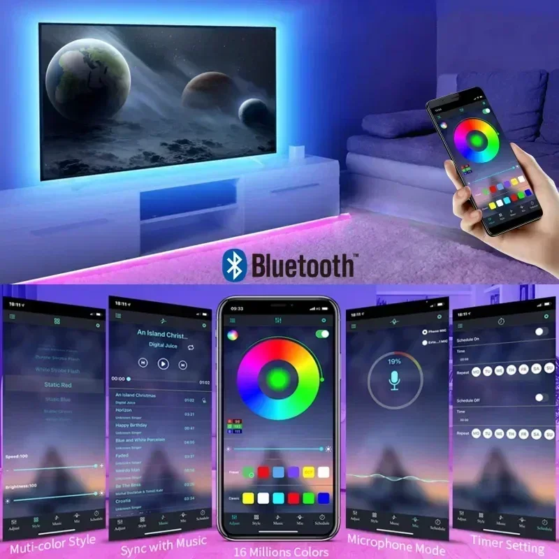 Bande lumineuse LED RGB intell - Voice Control Light Bulb avis et prix