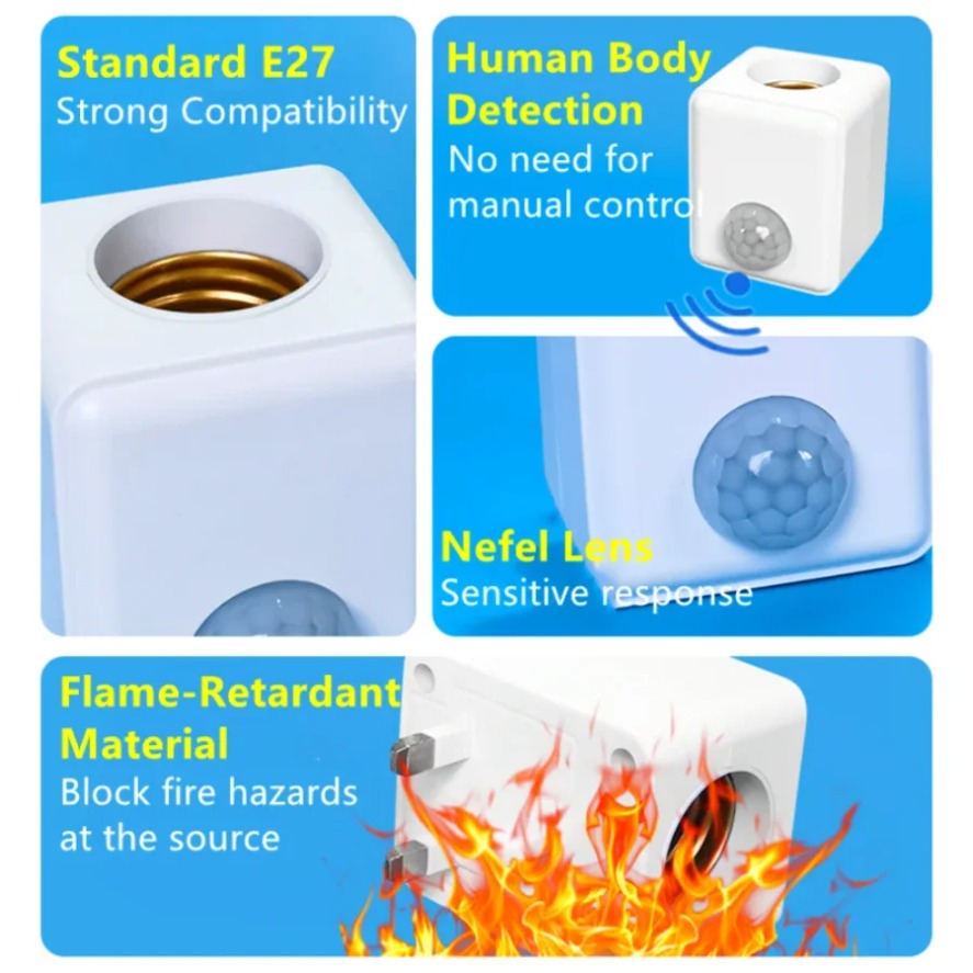 Adaptateur de prise pour ampou - Voice Control Light Bulb avis et prix