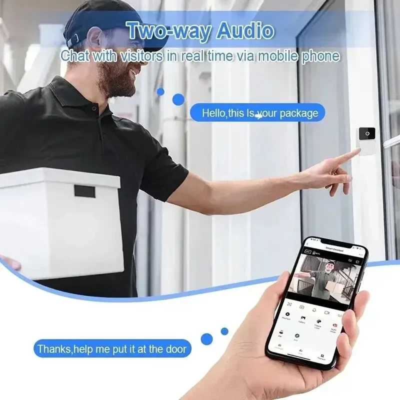 Sonnette vidéo WiFi sans fil a - Smart Home Video Doorbell Installation avis et prix