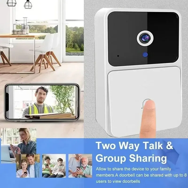 Sonnette vidéo WiFi sans fil a - Smart Home Video Doorbell Installation avis et prix