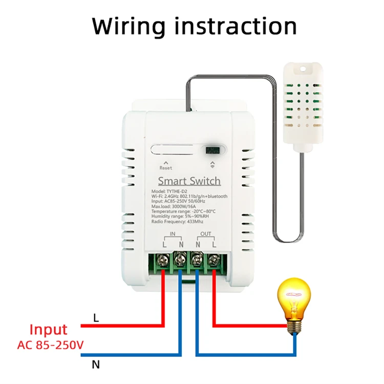 Commutateur thermostat WiFi 16 - Smart Home Energy Monitor avis et prix