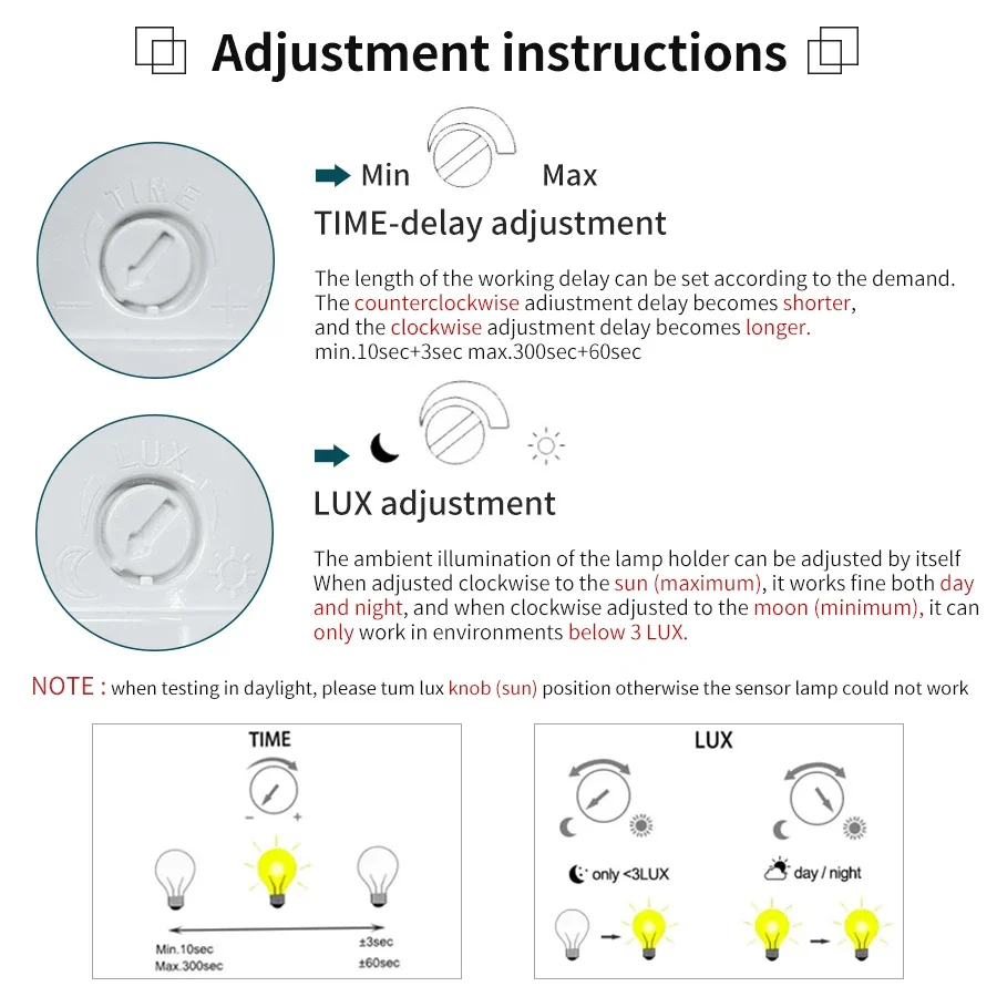 Capteur de mouvement PIR E27,  - Voice Control Light Bulb avis et prix