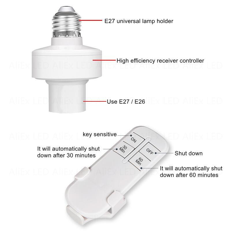 Lampe LED E27 RF 433MHz, téléc - Voice Control Light Bulb avis et prix